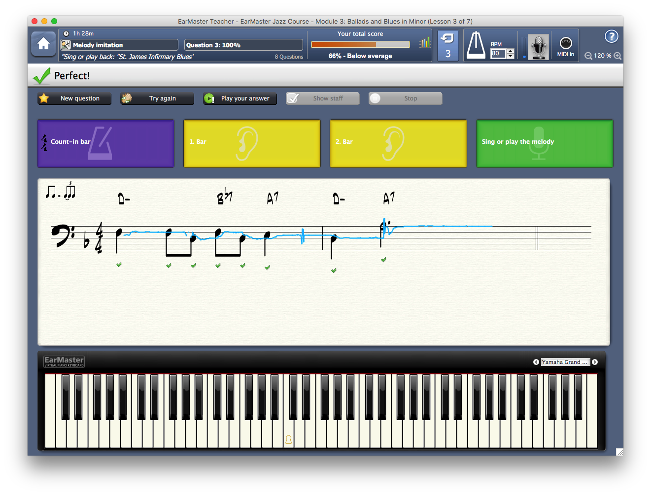 earmaster 6.2 melody singback